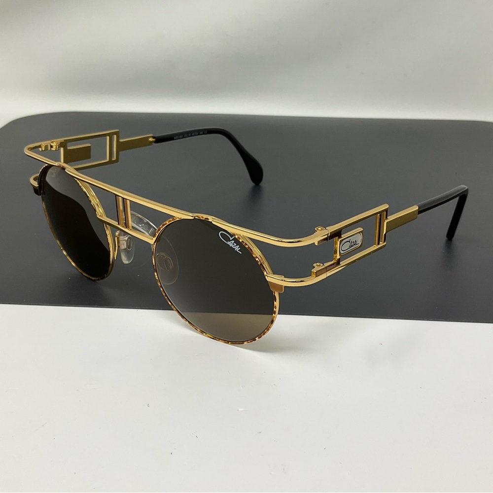 Cazal Vintage Eyeglasses Model 958 - Col. 33- Gold & Marble Brown